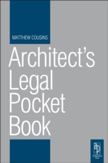 Image for Architect's Legal Pocket Book