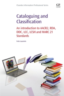 Image for Cataloguing and Classification