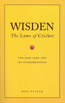 Image for Wisden's The Laws Of Cricket
