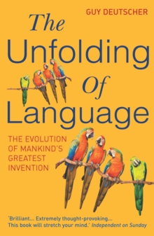 Image for The unfolding of language