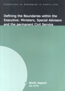 Image for Defining the Boundaries within the Executive : Report