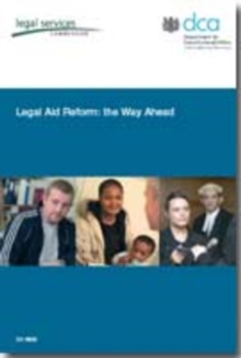 Image for Legal aid reform