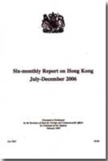 Image for Six-monthly report on Hong Kong