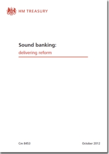 Image for Sound banking : delivering reform
