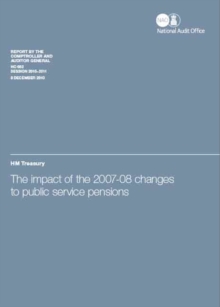 Image for The impact of the 2007-8 changes to public service pensions