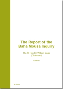 Image for The Baha Mousa Public Inquiry Report