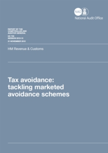 Image for Tax avoidance : tackling marketed avoidance schemes, HM Revenue & Customs