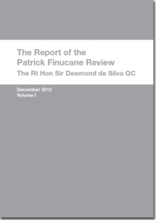 Image for The report of the Patrick Finucane review