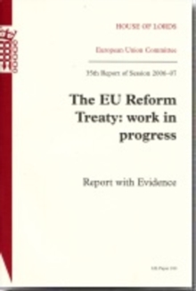 Image for The EU reform treaty