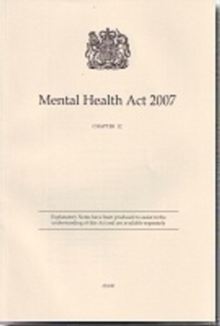 Image for Mental Health Act 2007Chapter 12