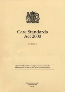Image for Care Standards Act 2000