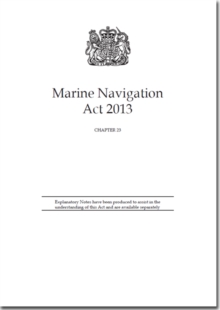 Image for Marine Navigation Act 2013