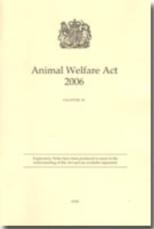 Image for Animal Welfare Act 2006