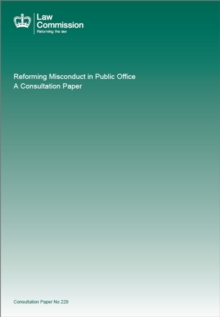 Image for Reforming misconduct in Public Office
