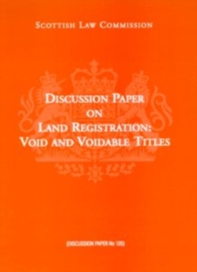 Image for Discussion Paper on Land Registration Void and Voidable Titles
