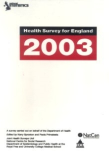 Image for Health survey for England 2003