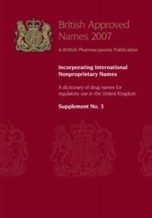 Image for British Approved Names 2007 : Incorporating International Nonproprietary Names
