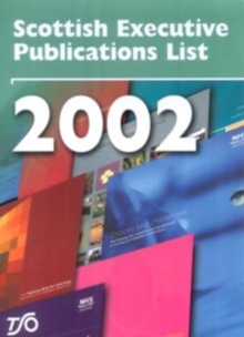 Image for Scottish Executive Publications List