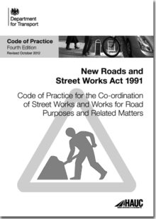 Image for Code of practice for the co-ordination of street works and works for road purposes and related matters