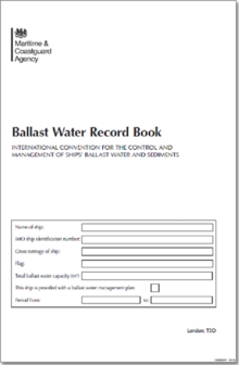 Image for Ballast water record log book