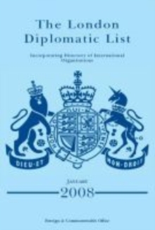 Image for The London diplomatic list