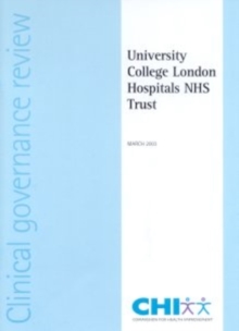 Image for Report of a clinical governance review at University College London Hospitals NHS Trust