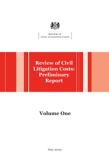 Image for Review of Civil Litigation Costs : preliminary report