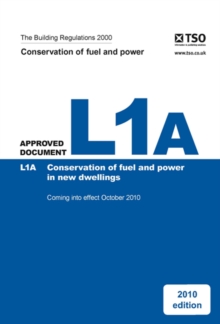 Image for The Building Regulations 2000Approved document L1A,: Conservation of fuel and power