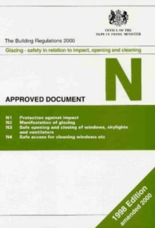 Image for The Building Regulations 1991N: Glazing - safety in relation to impact, opening and cleaning
