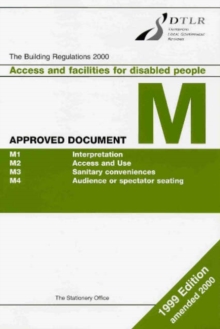 Image for The Building Regulations 1991 : Approved document M: Access and facilities for disabled people