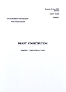 Image for Draft constitution