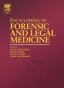 Image for Encyclopedia of Forensic and Legal Medicine