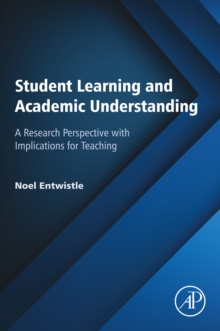 Image for Student learning and academic understanding: a research perspective with implications for teaching
