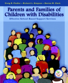 Image for Parents and Families of Children with Disabilities : Effective School-Based Support Services