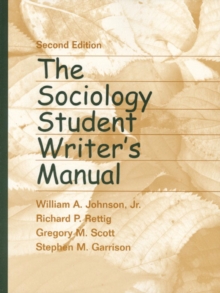 Image for The Sociology Student Writer's Manual