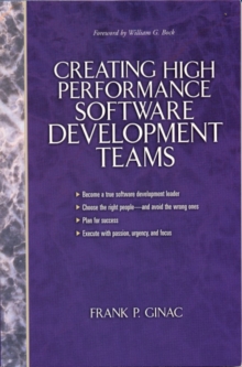 Image for Creating and Leading High Performance Software Development Teams