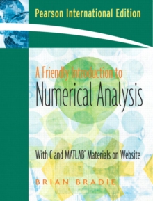 Image for A Friendly Introduction to Numerical Analysis