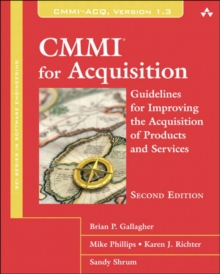 Image for CMMI for acquisition: guidelines for improving the acquisition of products and services