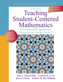 Image for Teaching Student-Centered Mathematics : Developmentally Appropriate Instruction for Grades Pre-K-2 (Volume I)