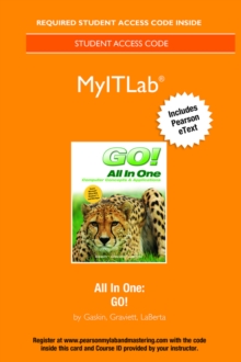 Image for MyLab IT with Pearson eText -- Access Card -- for GO! All In One Computer Concepts and Applications