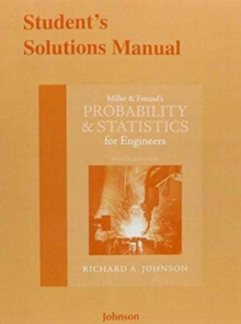 Image for Student Solutions Manual for Miller & Freund's Probability and Statistics for Engineers