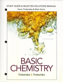 Image for Study Guide and Selected Solutions Manual for Basic Chemistry