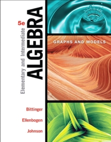 Image for Elementary & intermediate algebra  : graphs & models