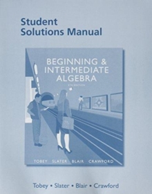 Image for Student Solutions Manual for Beginning & Intermediate Algebra