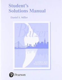 Image for Student's Solutions Manual for Algebra and Trigonometry