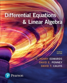 Image for Differential equations and linear algebra