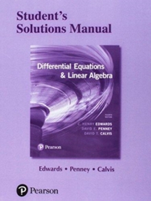 Image for Student Solutions Manual for Differential Equations and Linear Algebra