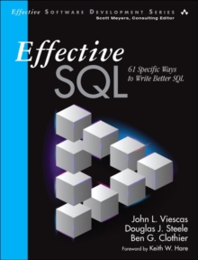 Image for Effective SQL  : 61 specific ways to write better SQL