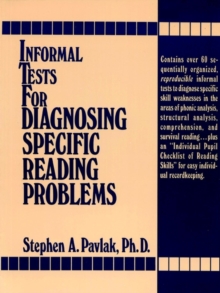 Image for Informal Tests for Diagnosing Specific Reading Problems
