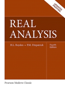 Image for Real analysis